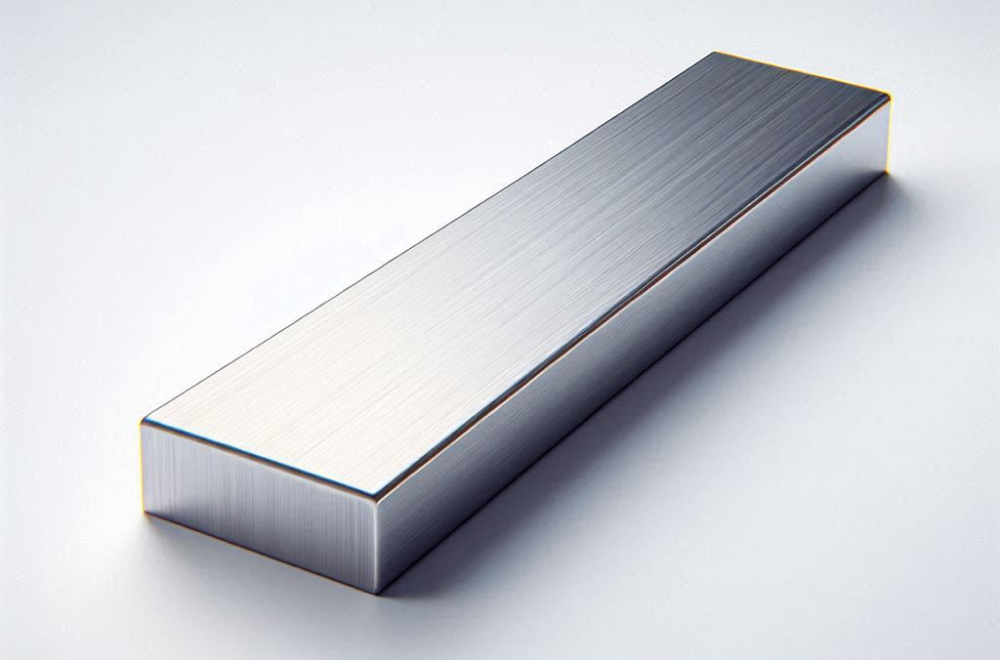 Flat Product Polished stainless steel flat bar image on flat product overview page